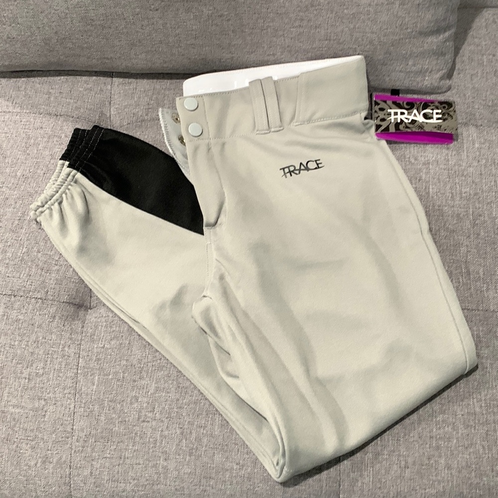 Womens grey and black NWT softball pants
